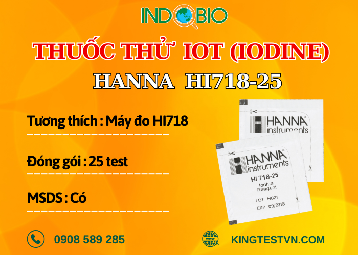 Thuốc thử iot Hanna HI718-25